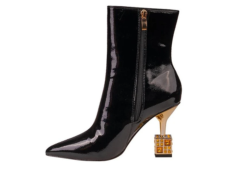 Women's Lady Couture Crown Heeled Booties