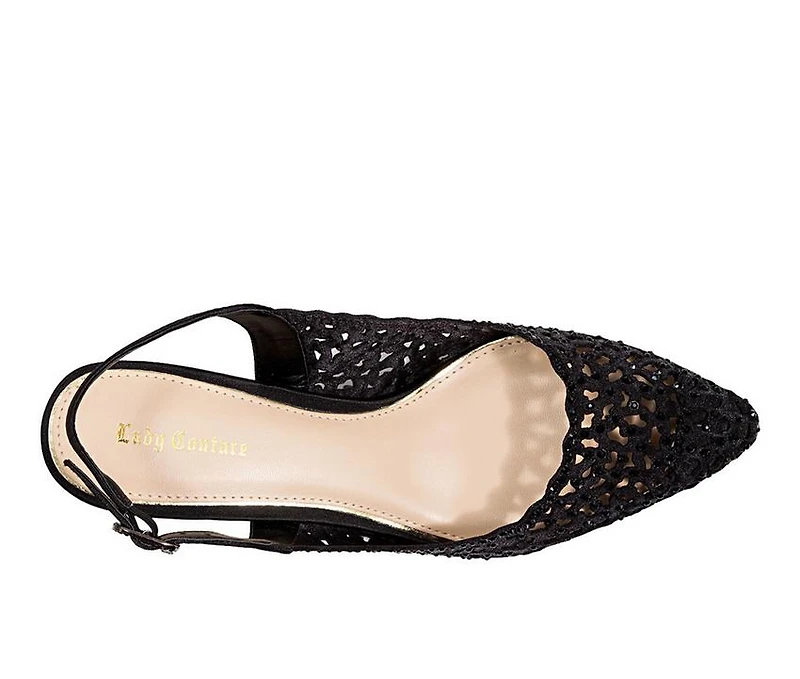 Women's Lady Couture Jewel Slingback Pumps