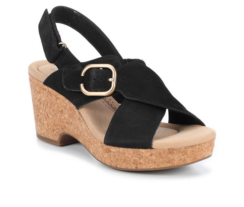 Women's Clarks Giselle Dove Wedges