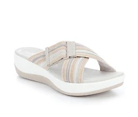 Women's Clarks Arla Wave Wedge Sandals