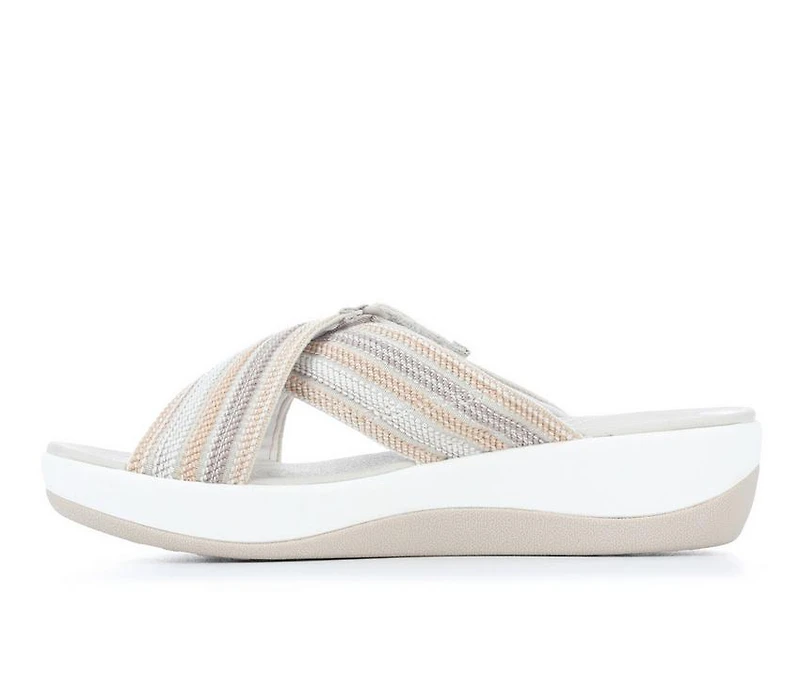 Women's Clarks Arla Wave Wedge Sandals