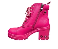 Women's Ninety Union Thunder Heeled Combat Boots