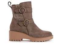 Women's MUK LUKS Finley Faith Heeled Winter Booties
