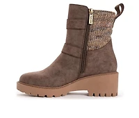 Women's MUK LUKS Finley Faith Heeled Winter Booties