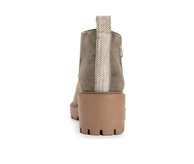 Women's MUK LUKS Finley Francis Heeled Chelsea Booties