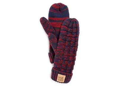 MUK LUKS Patch Pom Mitten