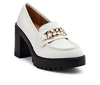 Women's London Rag Sachs Platform Heeled Loafers