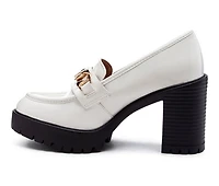 Women's London Rag Sachs Platform Heeled Loafers