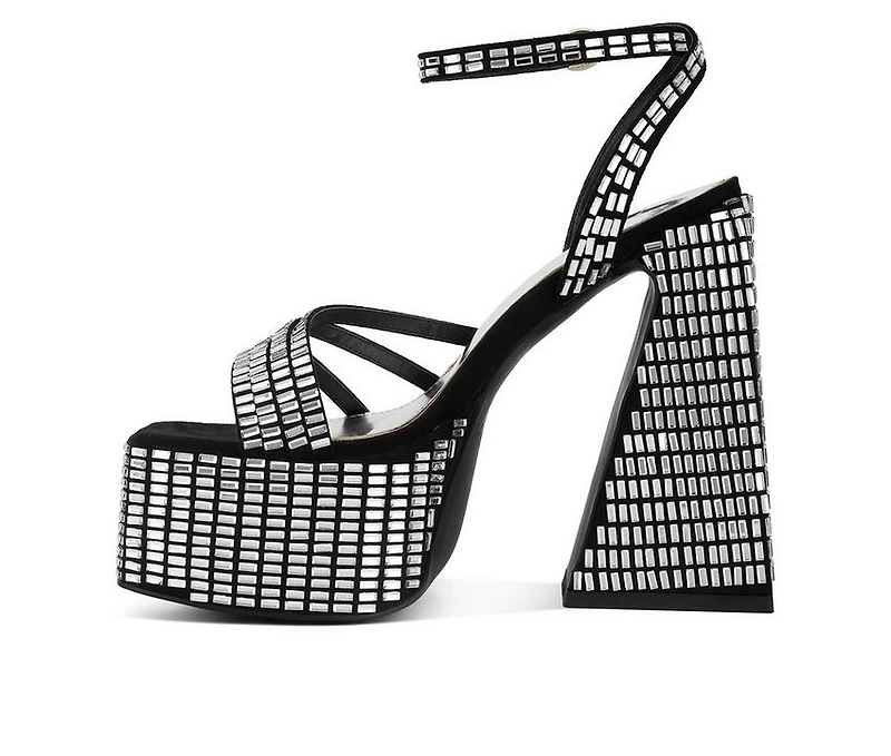 Women's London Rag Lustrous Platform Dress Sandals