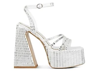 Women's London Rag Lustrous Platform Dress Sandals