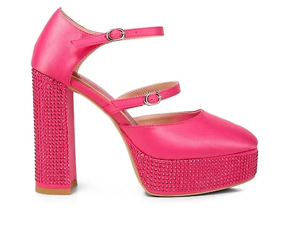 Women's London Rag Shiver Platform Mary Jane Pumps