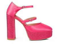 Women's London Rag Shiver Platform Mary Jane Pumps