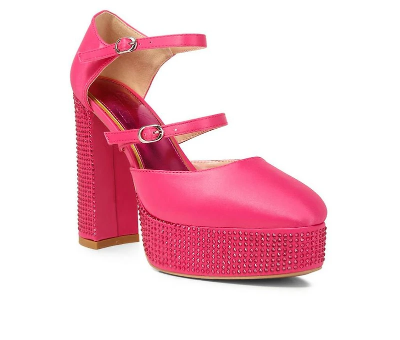 Women's London Rag Shiver Platform Mary Jane Pumps