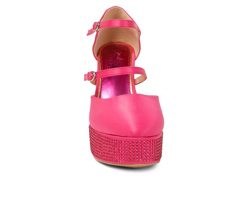Women's London Rag Shiver Platform Mary Jane Pumps