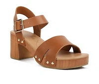 Women's London Rag Campbell Platform Heeled Sandals