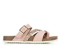Girls' White Mountain Little Kid & Big Gramma Footbed Sandals