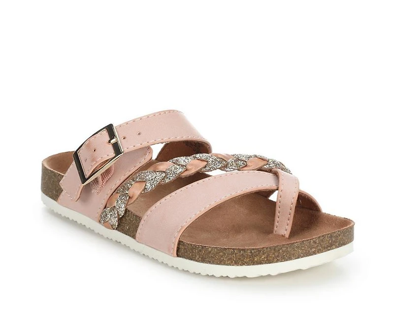 Girls' White Mountain Little Kid & Big Gramma Footbed Sandals