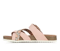 Girls' White Mountain Little Kid & Big Gramma Footbed Sandals