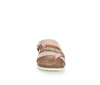 Girls' White Mountain Little Kid & Big Gramma Footbed Sandals