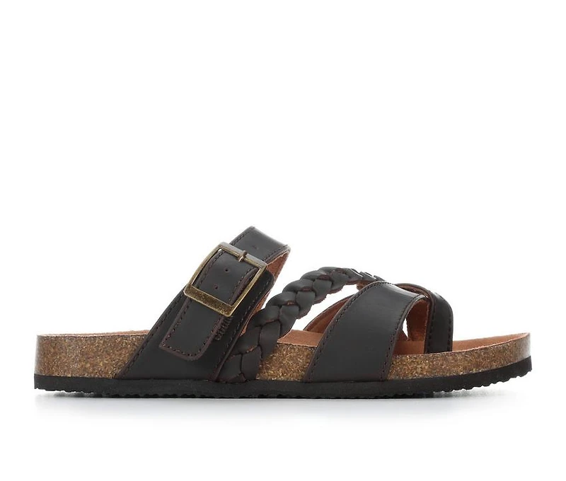 Girls' White Mountain Little Kid & Big Gramma Footbed Sandals