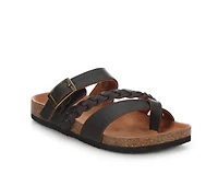 Girls' White Mountain Little Kid & Big Gramma Footbed Sandals