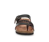 Girls' White Mountain Little Kid & Big Gramma Footbed Sandals