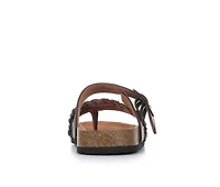 Girls' White Mountain Little Kid & Big Gramma Footbed Sandals