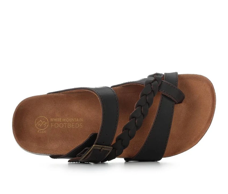 Girls' White Mountain Little Kid & Big Gramma Footbed Sandals