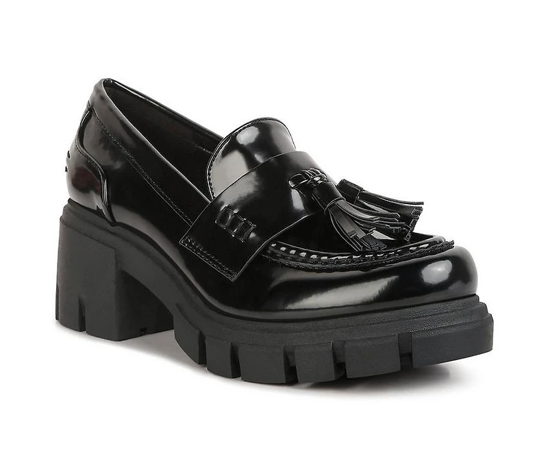 Women's London Rag Jonah Chunky Heeled Loafers