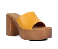 Women's Rag & Co Scandal Platform Heeled Sandals