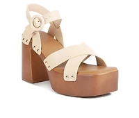 Women's Rag & Co Cristina Platform Heeled Sandals