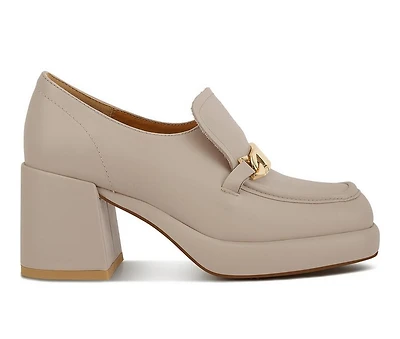 Women's Rag & Co Morgan Block Heel Loafers