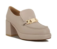 Women's Rag & Co Morgan Block Heel Loafers