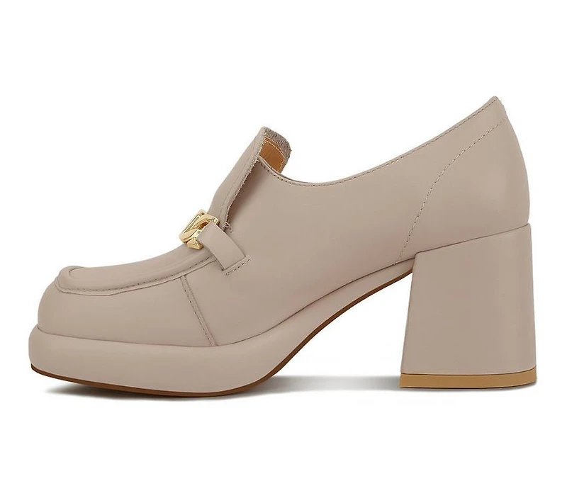 Women's Rag & Co Morgan Block Heel Loafers