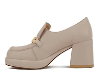 Women's Rag & Co Morgan Block Heel Loafers