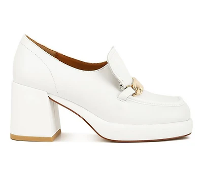 Women's Rag & Co Morgan Block Heel Loafers