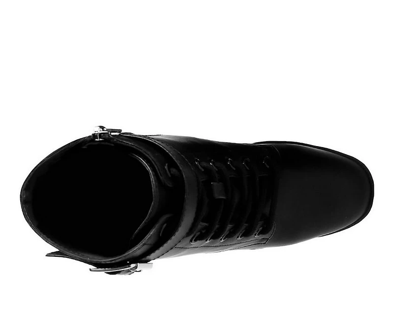 Women's London Rag Grahams Platform Heeled Combat Boots