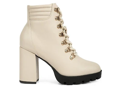 Women's London Rag Hamiltons Platform Heeled Combat Boots