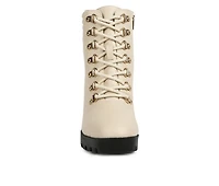 Women's London Rag Hamiltons Platform Heeled Combat Boots