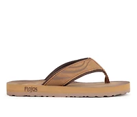 Boys' Flojos Little Kid & Big Cuero Debossed Thong Strap Sandals