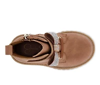 Girls' Jessica Simpson Toddler Daria Bow Combat Boots
