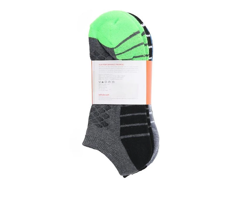Sof Sole 6p Men's Hexagon No Show Socks