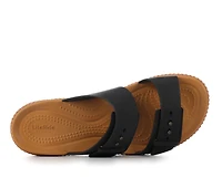 Women's Crocs Brooklyn Woven Buckle Wedge Sandals