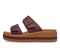 Women's Crocs Brooklyn Woven Buckle Wedge Sandals