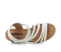 Girls' Soda Little Kid & Big Whitney Wedge Sandals