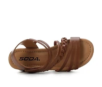 Girls' Soda Little Kid & Big Whitney Wedge Sandals