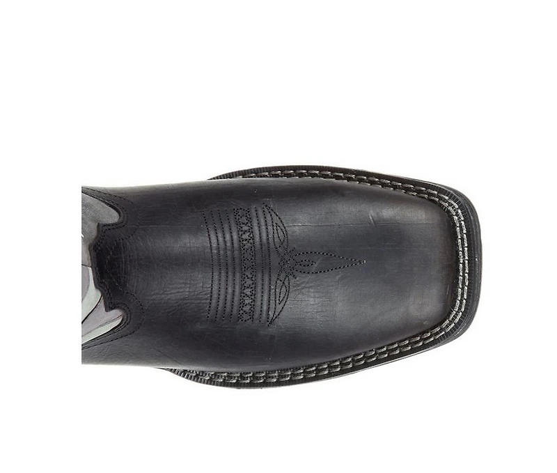 Men's Durango Rebel Faded Black Flag Western Boot