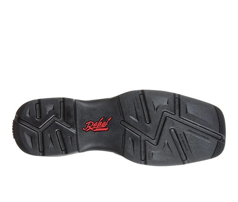 Men's Durango Rebel Faded Black Flag Western Boot