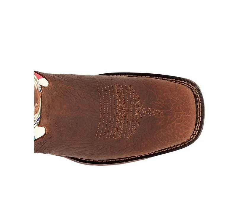 Men's Durango Rebel Steel Toe Mexico Flag Western Work Boots