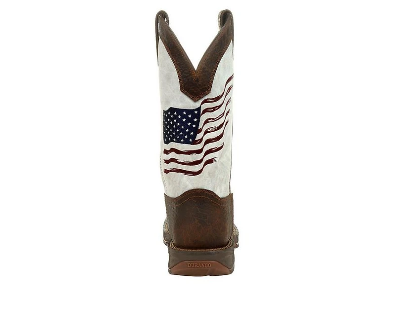 Men's Durango Rebel Distressed Flag Embroidery Western Boots